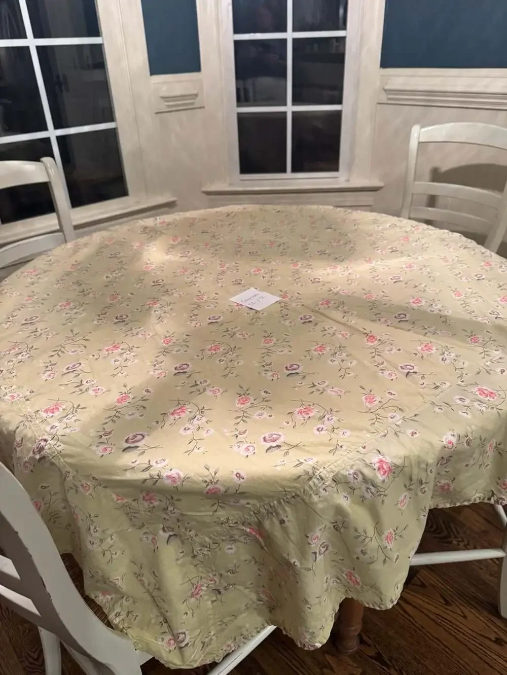 Maude Square Cotton Print Tablecloth - La Cigale,b1349